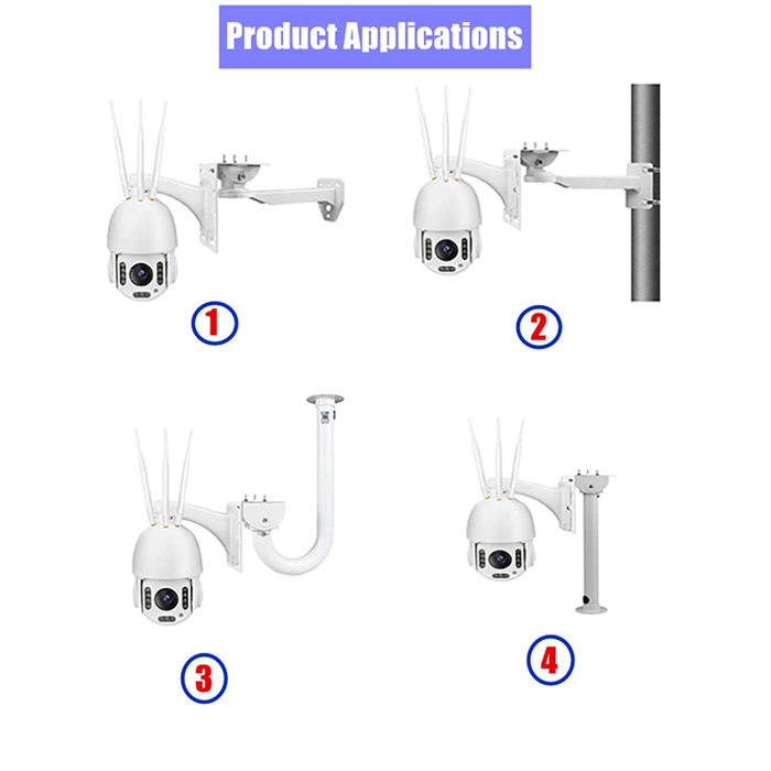 Innect Universal CCTV Mounting Bracket Plate for Pole, Wall & Corner Installation – Heavy Duty Galvanized Iron Base for Dome & Bullet Cameras 2 Innect Universal CCTV Mounting Bracket Plate for Pole, Wall & Corner Installation – Heavy Duty Galvanized Iron Base for Dome & Bullet Cameras - Image 2